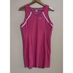Nike Dri-Fit Dress Built In Bra Size XL Hot Pink Athleisure Workout Exercise‎